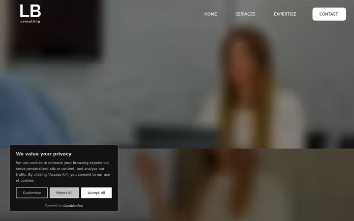 Screenshot of lbconsulting.services