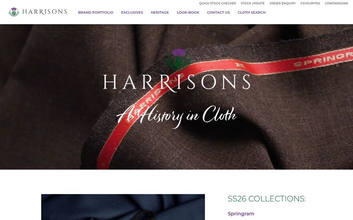 Screenshot of lbd-harrisons.com