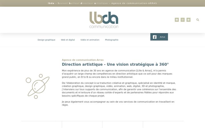 Screenshot of lbda-communication.com