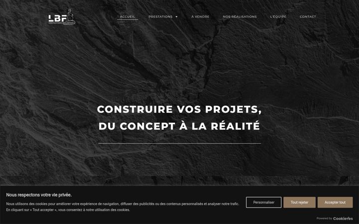 Screenshot of lbf-realisations.ch