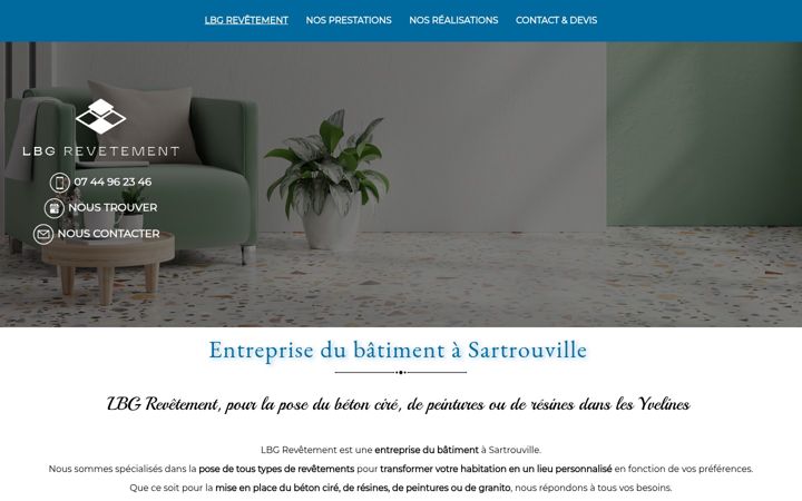 Screenshot of lbg-revetement78.fr