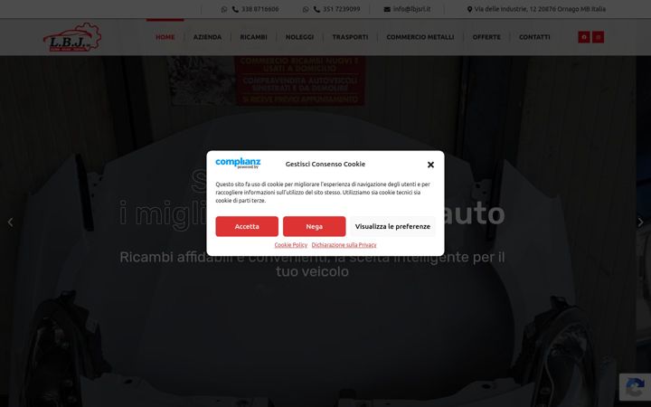 Screenshot of lbjsrl.it
