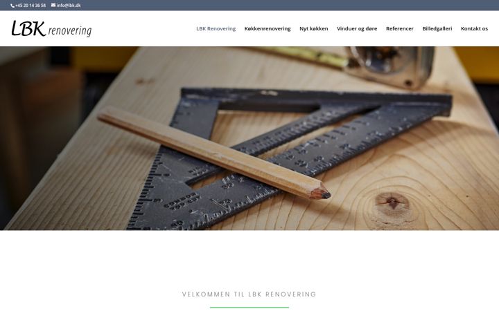 Screenshot of lbk.dk