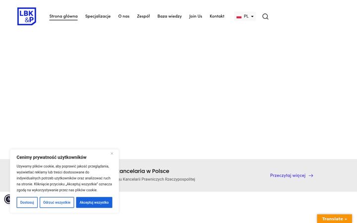 Screenshot of lbkp.pl
