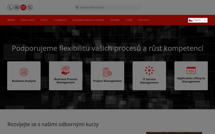 Screenshot of lbms.cz