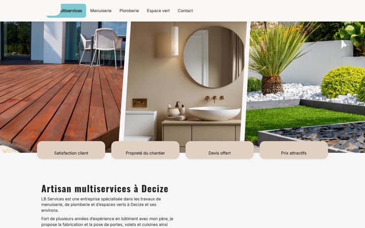 Screenshot of lbmultiservices58.fr