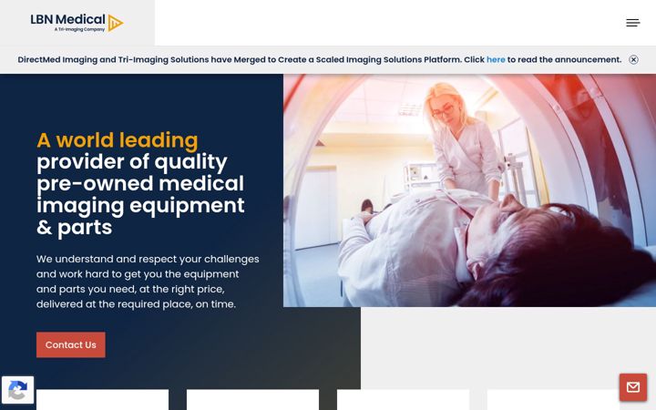 Screenshot of lbnmedical.com