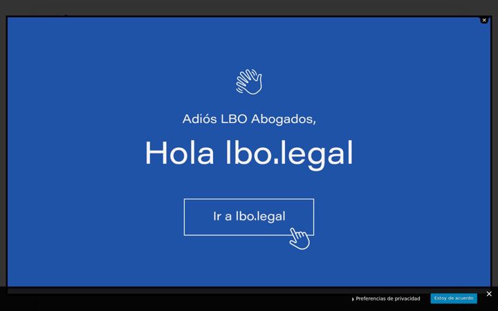 Screenshot of lbo-abogados.com