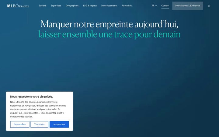 Screenshot of lbofrance.com