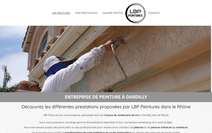 Screenshot of lbp-peintures.com