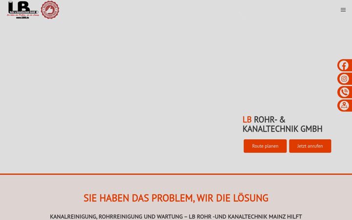 Screenshot of lbrk.de