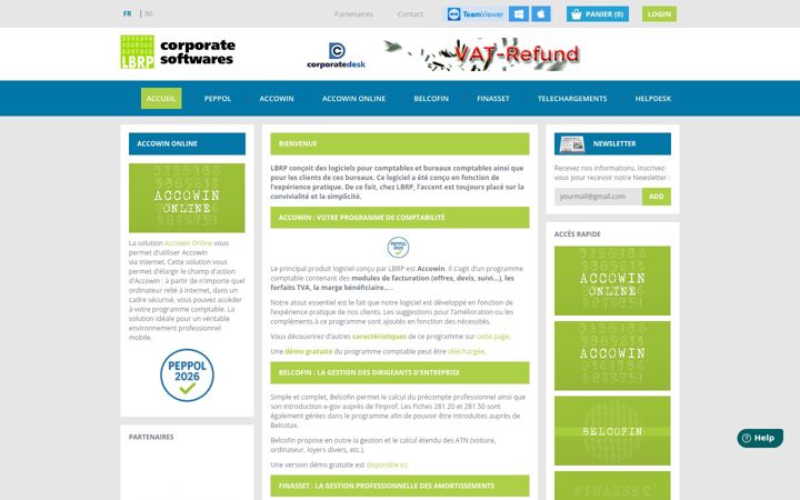 Screenshot of lbrp.be