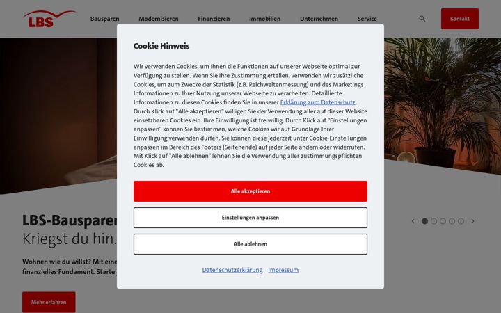 Screenshot of lbs-nw.de