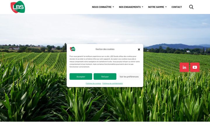 Screenshot of lbs-seeds.com