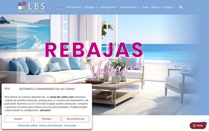 Screenshot of lbs-sofas.com