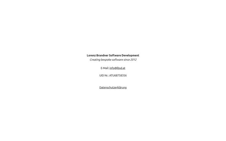 Screenshot of lbsd.at