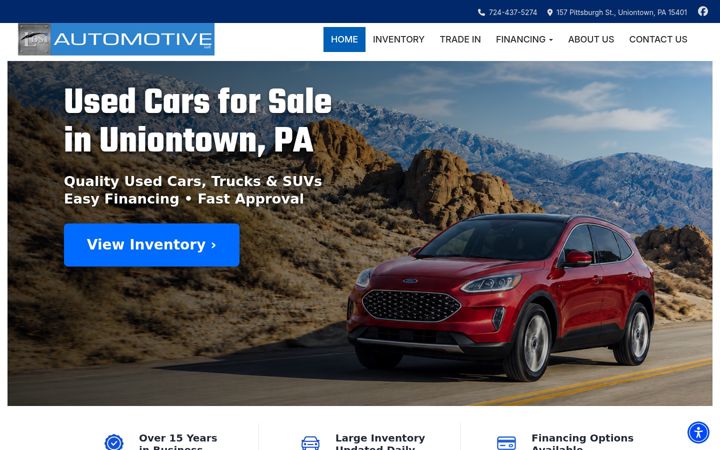 Screenshot of lbsiautomotive.com