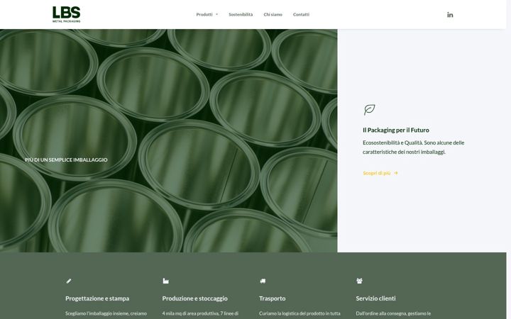 Screenshot of lbspack.it