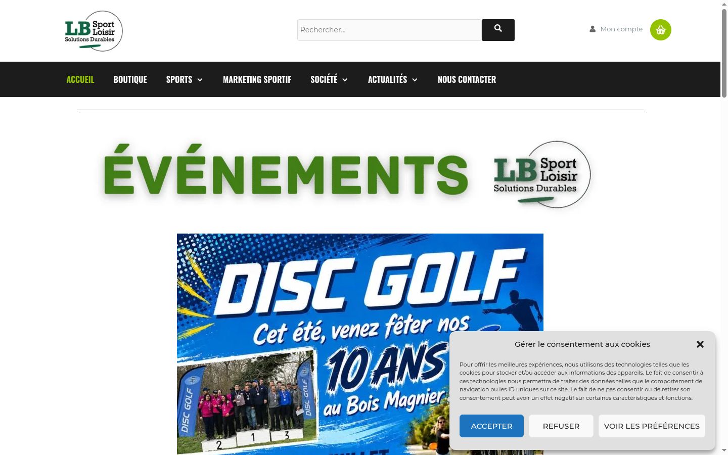 Screenshot tal-banner tal-kunsens muri qabel kwalunkwe interazzjoni