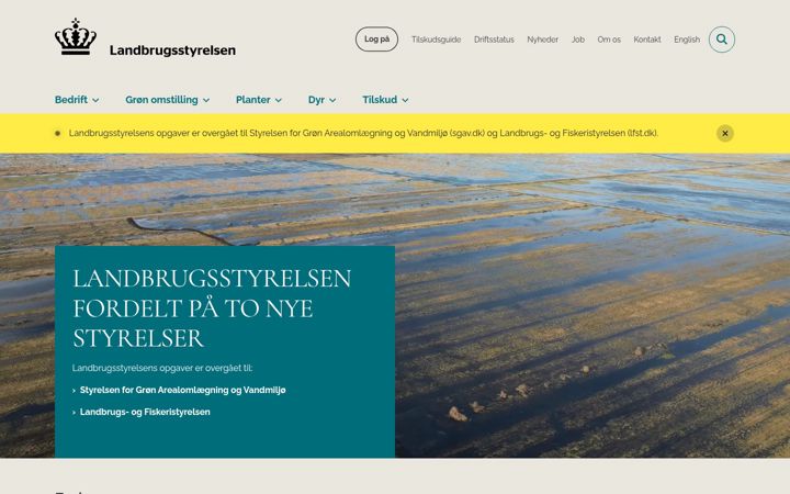 Screenshot of lbst.dk