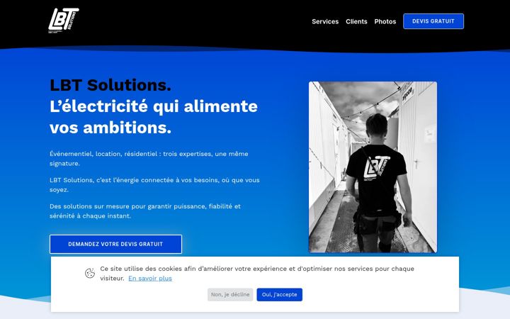 Screenshot of lbt-solutions.net