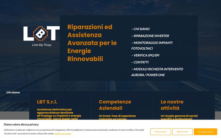 Screenshot of lbtenergy.com