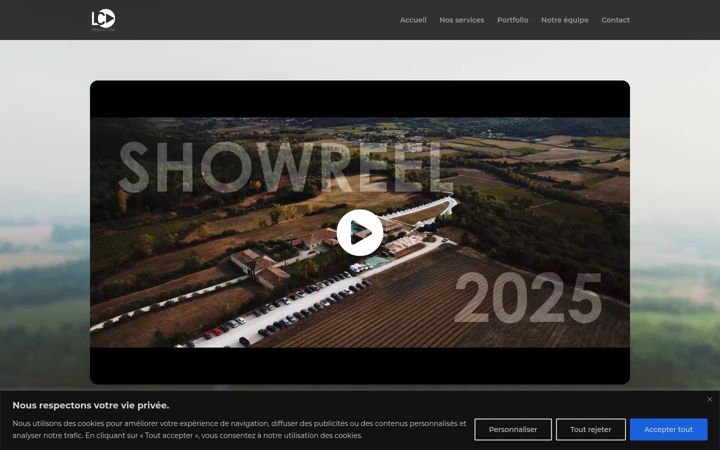 Screenshot of lc-productions.fr