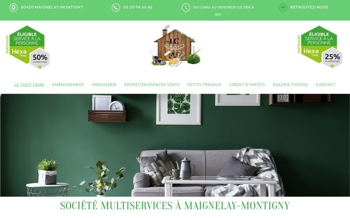 Screenshot of lc-tout-faire.fr