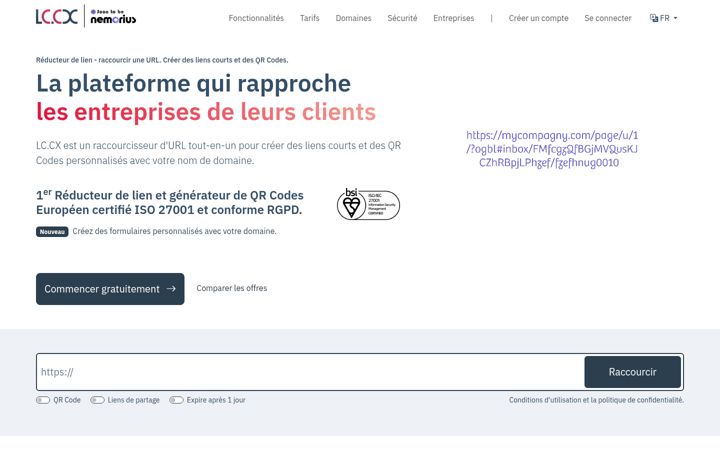 Screenshot of lc.cx
