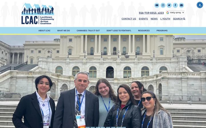 Screenshot of lcacoalition.org