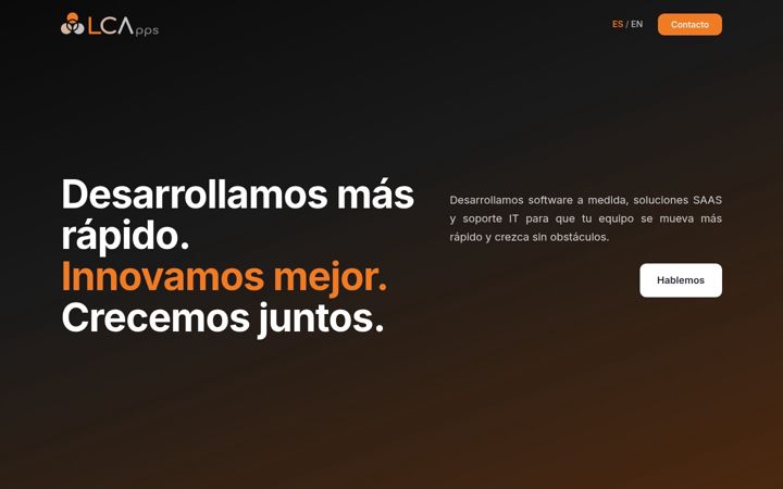 Screenshot of lcapps.es