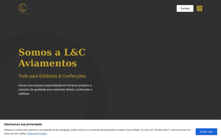 Screenshot of lcaviamentos.com.br