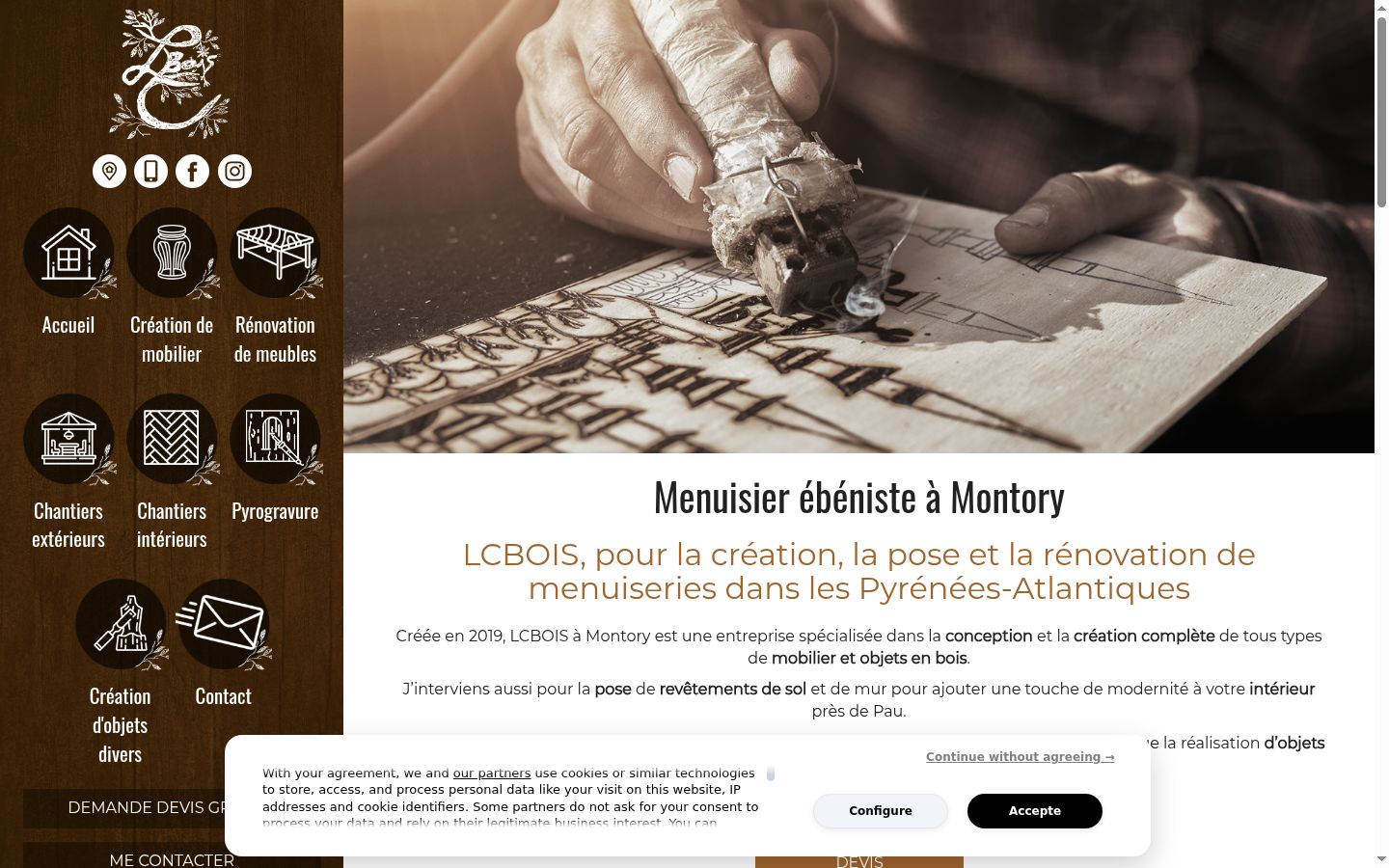 Sutikimo reklamjuostės, rodytos prieš bet kokią sąveiką, ekrano kopija