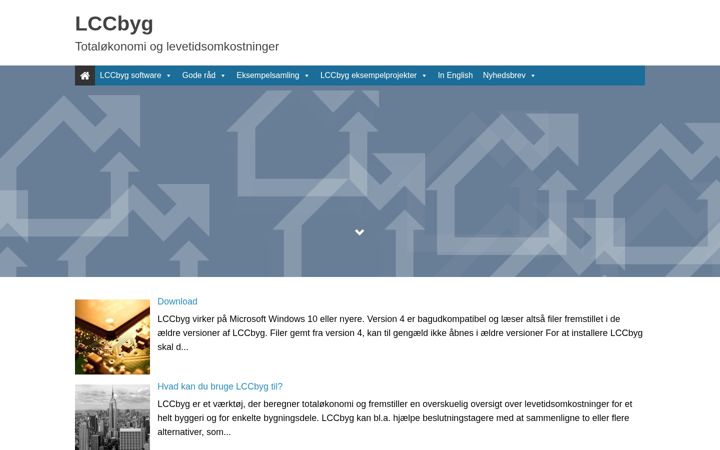Screenshot of lccbyg.dk