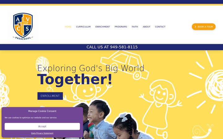 Screenshot of lccpreschool.org