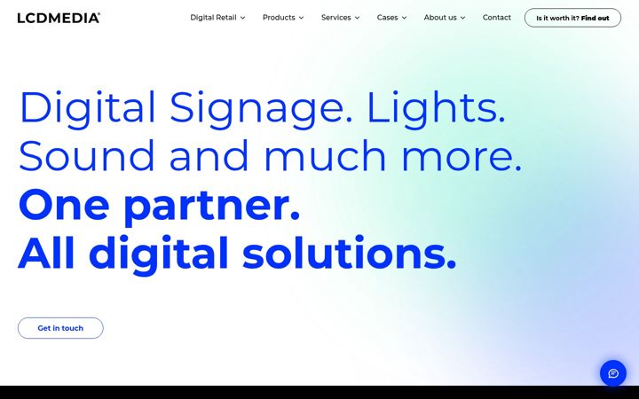 Screenshot of lcd-media.com