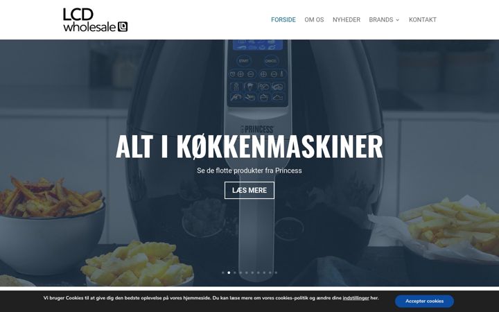 Screenshot of lcd-wholesale.dk