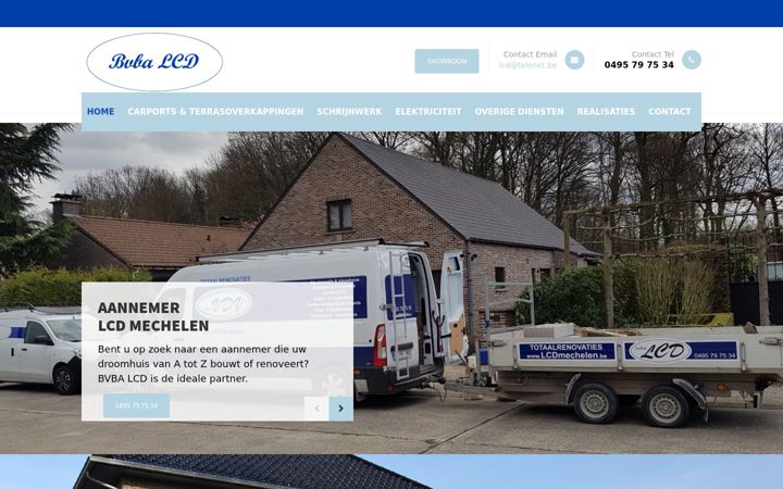 Screenshot of lcdmechelen.be