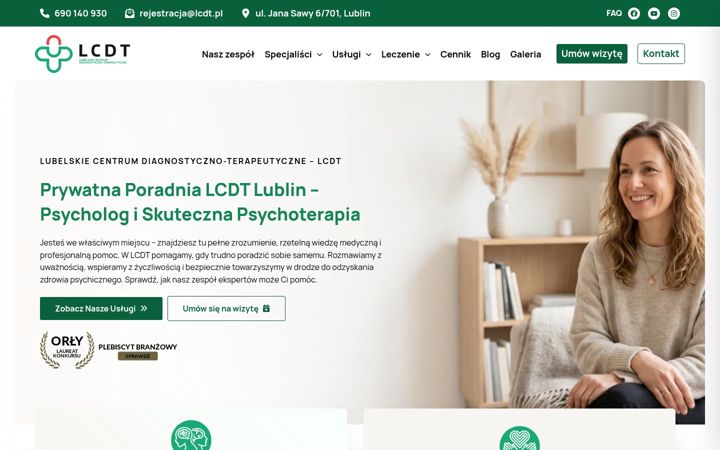 Screenshot of lcdt.pl