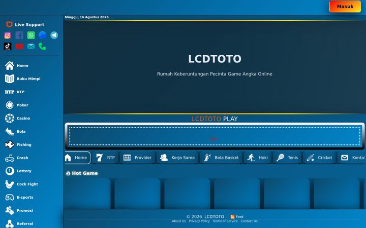 Screenshot of lcdtoto.org