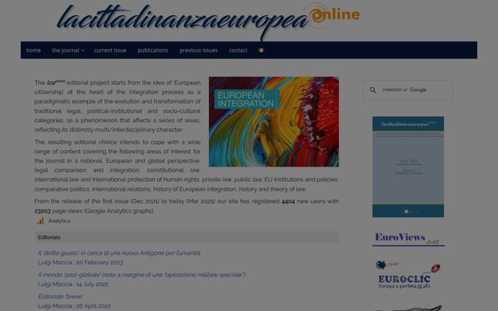 Screenshot of lceonline.eu