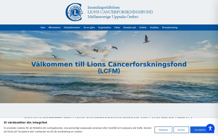 Screenshot of lcfm.se