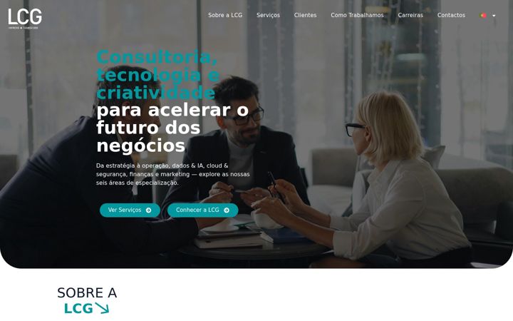 Screenshot of lcg.consulting