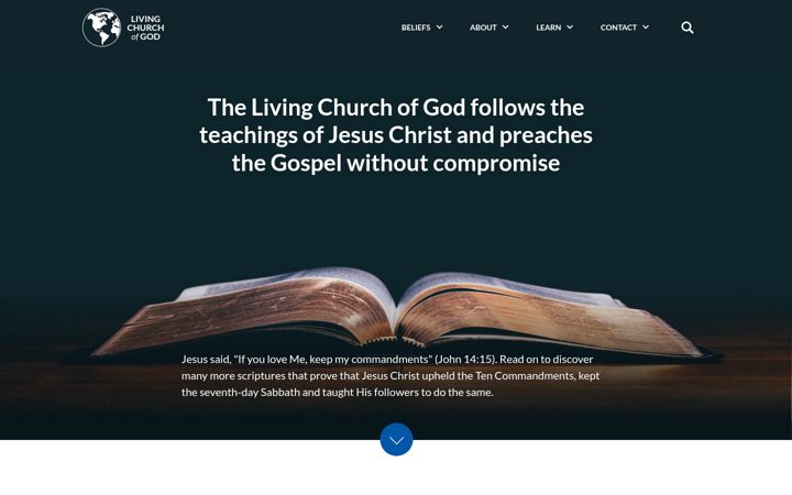 Screenshot of lcg.org