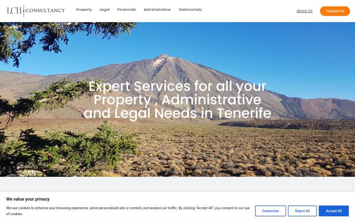 Screenshot of lchconsultancy.es
