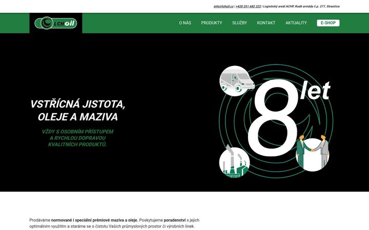 Screenshot of lchoil.cz
