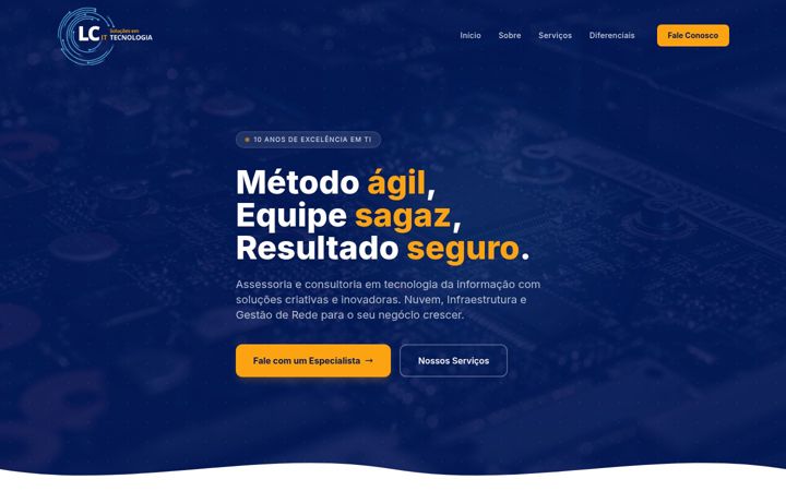 Screenshot of lcit.com.br