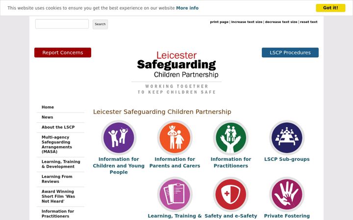 Screenshot of lcitylscb.org