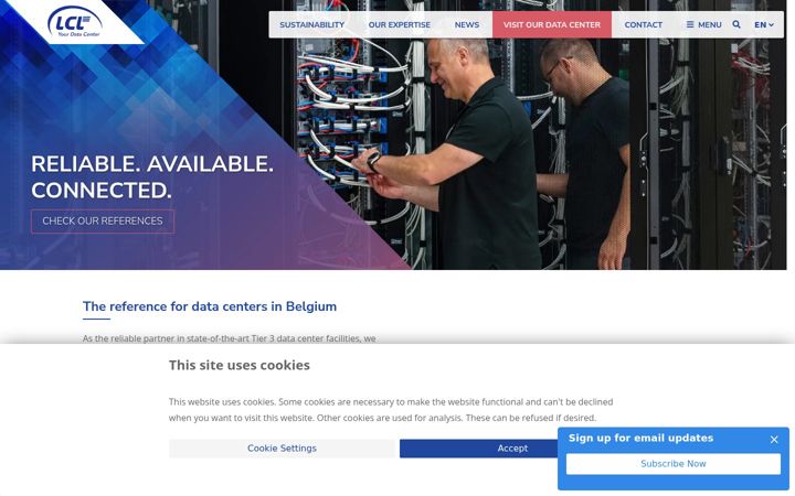 Screenshot of lcl.be