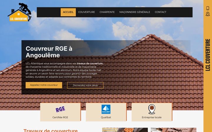Screenshot of lclcouverture.fr